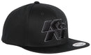 Hat; K&N Logo, Black W/Black Logo, Snapback