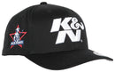 Hat; K&N Logo, Black W/White Logo, Snapback