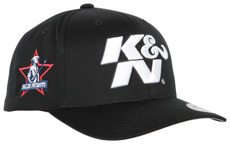 Hat; K&N Logo, Black W/White Logo, Snapback