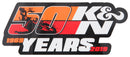 Decal, K&N 50 Years Large