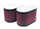 Dual Flange Oval Universal Air Filter
